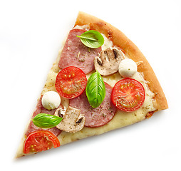 Image showing slice of pizza