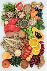 Image showing Healthy High Fibre Diet Food