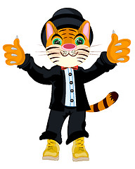 Image showing Tiger in suit