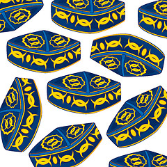 Image showing Uzbek skullcap pattern