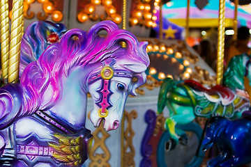 Image showing Carousel horse