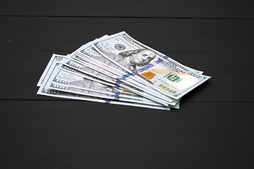 Image showing Money on black background