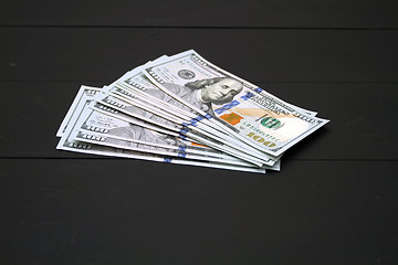 Image showing Money on black background