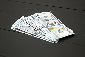 Image showing Money on black background