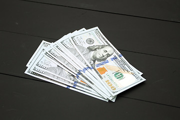 Image showing Money on black background