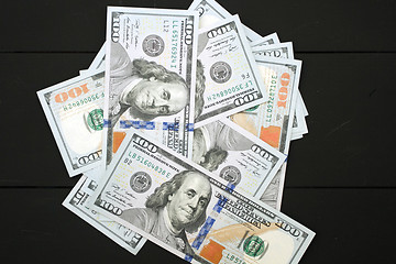 Image showing Money on black background