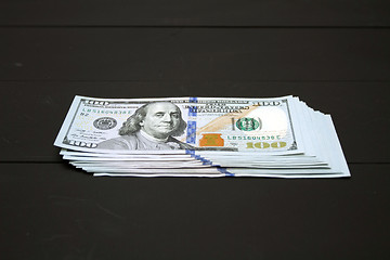 Image showing Money on black background