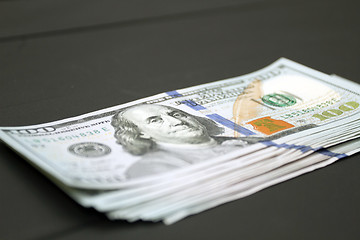 Image showing Money on black background