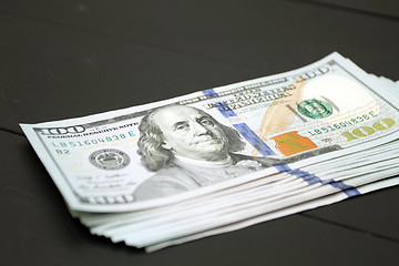 Image showing Money on black background