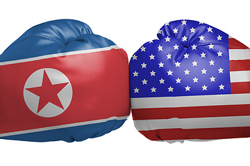 Image showing Confrontation between the United States and North Korea