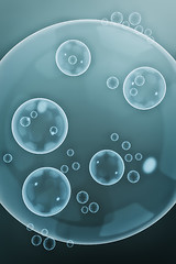 Image showing some bubbles circles background