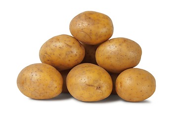 Image showing Heap of potatoes