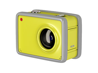 Image showing Action cam on white background