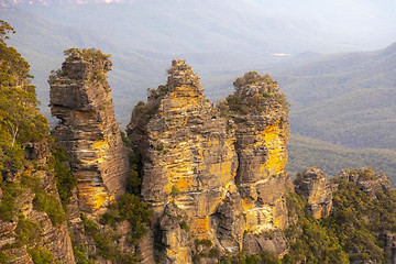 Image showing Three Sisters Blue Mountains Australia