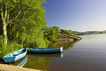 Image showing summer day on the lake