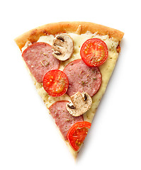 Image showing slice of pizza