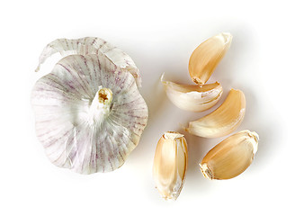 Image showing fresh raw garlic