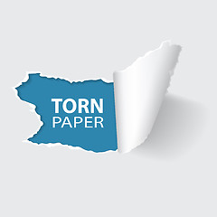 Image showing Torn Hole on Paper