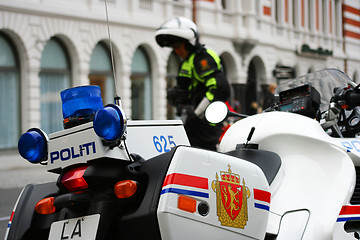 Image showing Policebike