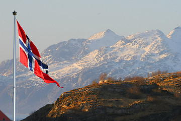 Image showing Norwegian flag