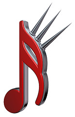 Image showing music note symbol