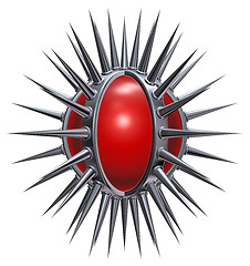 Image showing sphere with spikes