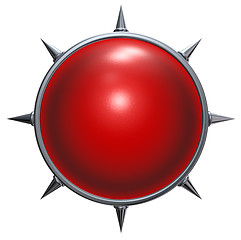Image showing sphere with spikes
