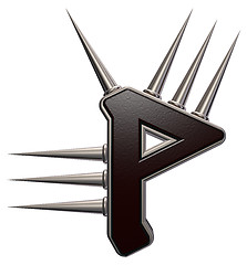 Image showing rune with spikes