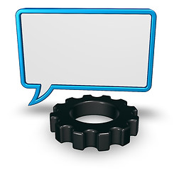 Image showing industrial speech bubble