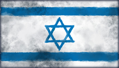Image showing flag of israel
