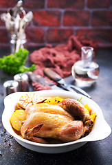 Image showing baked chicken 