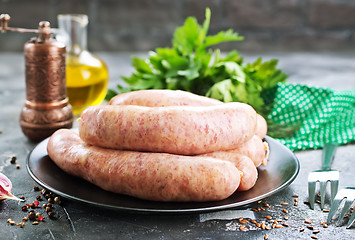 Image showing sausages