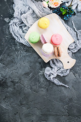 Image showing color macaroons