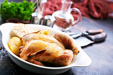 Image showing baked chicken 
