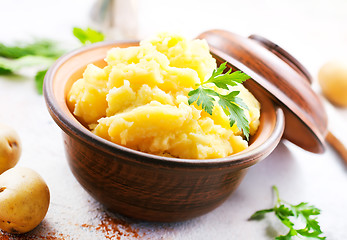 Image showing mashed potato