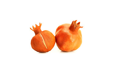 Image showing Two pomegranate fruits 