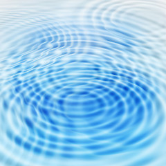 Image showing Abstract water background with round ripples