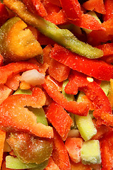 Image showing Assortment of mixed frozen vegetables
