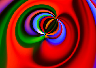 Image showing Abstract swirl background