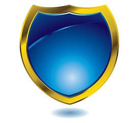 Image showing blue shield