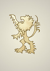 Image showing  Heraldry Lion