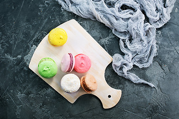 Image showing color macaroons