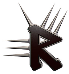 Image showing rune with spikes