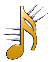 Image showing music note symbol