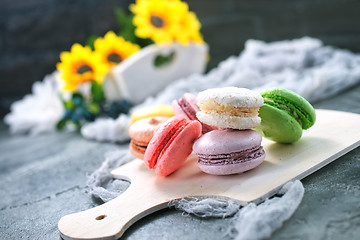 Image showing color macaroons