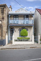 Image showing a typical terrace house in Sydney Australia