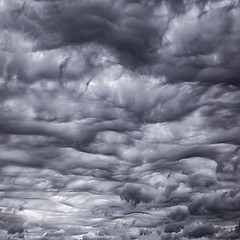 Image showing a bad weather cloudscape background