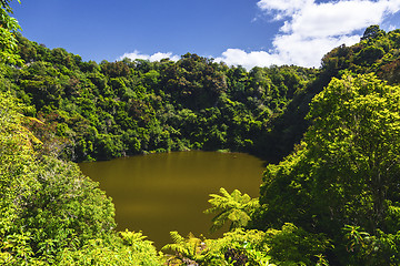 Image showing volcanic lake at waimangu