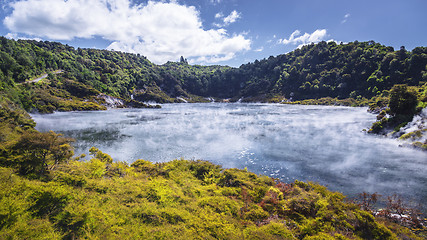 Image showing volcanic lake at waimangu