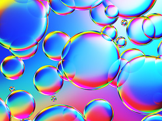 Image showing some colorful bubbles background